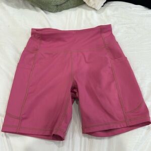 Cute pink biker shorts!